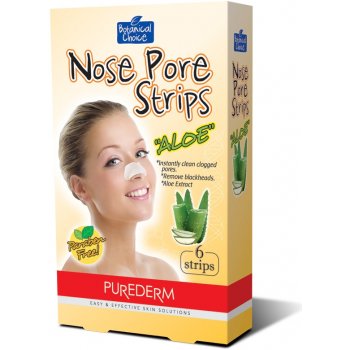 Purederm čistící pásky na nos Aloe Vera 6 ks