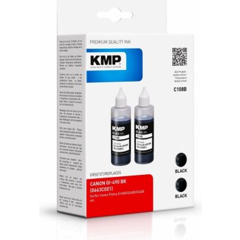 Inkoust KMP Canon GI-490BK - kompatibilní