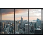 Postershop Fototapeta vliesová: Pohled z okna na Manhattan rozměry 104x152,5 cm – Sleviste.cz