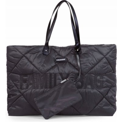 Childhome Cestovní taška Family Bag Puffered Black 55x40x18 cm – Zboží Mobilmania