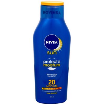 Nivea Sun Protect & Moisture hydratační mléko na opalování SPF20 400 ml