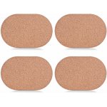 ZELLER Prostírání z korku sada 4 ks ovál 44x29 cm – Sleviste.cz