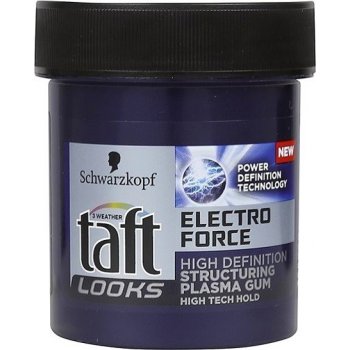 Taft Looks Electro Force Structuring Plasma Gum stylingová guma 130 ml