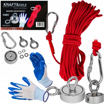 KRAFT&DELE Magnet fishing 140kg oboustranný pro lovce pokladů – Hledejceny.cz