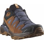 Salomon X Ultra 360 Leather Gore Tex pánské boty šedá hnědá – Zboží Mobilmania