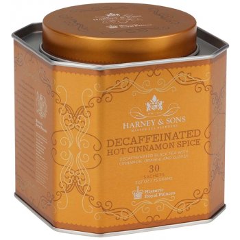 Harney and Sons čaj Hot Cinnamon Spice bez kofeinu pyramidky 30 ks