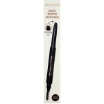 Makeup Revolution Duo Brow Pencil precizní tužka na obočí s kartáčkem Dark Brown 1,5 g – Hledejceny.cz