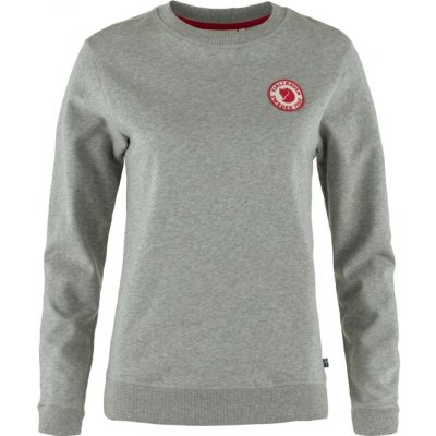 Fjällräven Svetr 1960 Logo Badge Sweater Woman Grey Melange – Hledejceny.cz