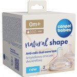 CANPOL BABIES Savička k lahvi Natural Shape 0m+ 2ks – Zboží Dáma