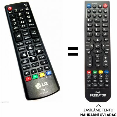 Dálkový ovladač Predátor LG AKB73715686 – Sleviste.cz