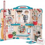 Smoby Doctor's Office set lékařská ordinace s anatomií lidského těla a lékařský kufřík – Zboží Mobilmania