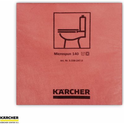 Karcher Mikrospun utěrka z mikrovlákna červená 1 ks – Zbozi.Blesk.cz