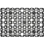 Stella Padd 57 x 38 x 4 cm černá 1 ks – Hledejceny.cz