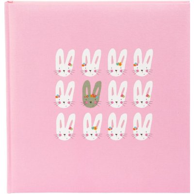 GOLDBUCH album klasické dětské CUTE BUNNIES růžové, 30x31cm, 60 stran