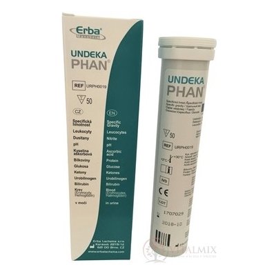 Undekaphan diagnostické proužky na moč 50 ks – Sleviste.cz