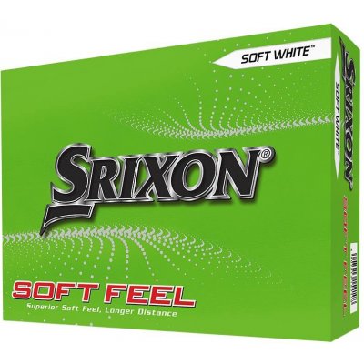 Srixon Soft Feel 2-plášťový bílá 3 ks