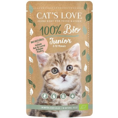 Cat's Love JUNIOR BIO drůbeží 6 x 100 g