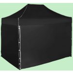 Expodum Nůžkový stan 3x2m ocelový Černá 4 boční plachty – Sleviste.cz