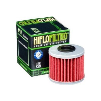 Olejový filtr Hiflo HF117 pro Honda CRF 1000, NC 700/750, X-ADV 750 DCT ABS, CTX 700, GL 1800 DA Goldwing Tour