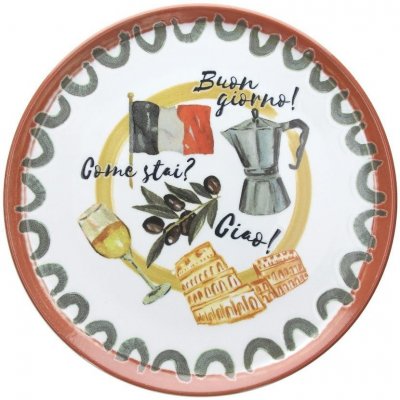 Tognana Pizzový keramický talíř Buongiorno pizza 33 cm – Zboží Mobilmania