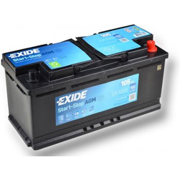 Exide Start-Stop AGM 12V 105Ah 950A EK1050