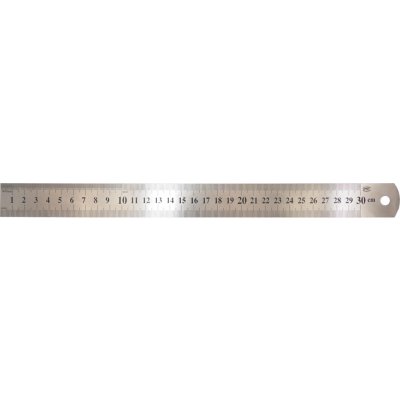 TOPTRADE měřítko nerezové planžetové 0,7 x 300 mm – Hledejceny.cz