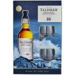 Talisker 10y 45,8% 0,7 l (dárkové balení 2 sklenice) – Sleviste.cz