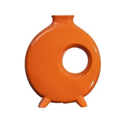 Eurofirany Keramická váza TANGO Oranžová 45 cm – Hledejceny.cz