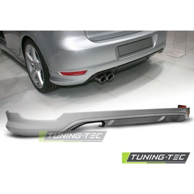 Tuning-Tec Spoiler pod zadní nárazník - difuzor VW Golf VI / 6 VOTEX look single – Zboží Mobilmania