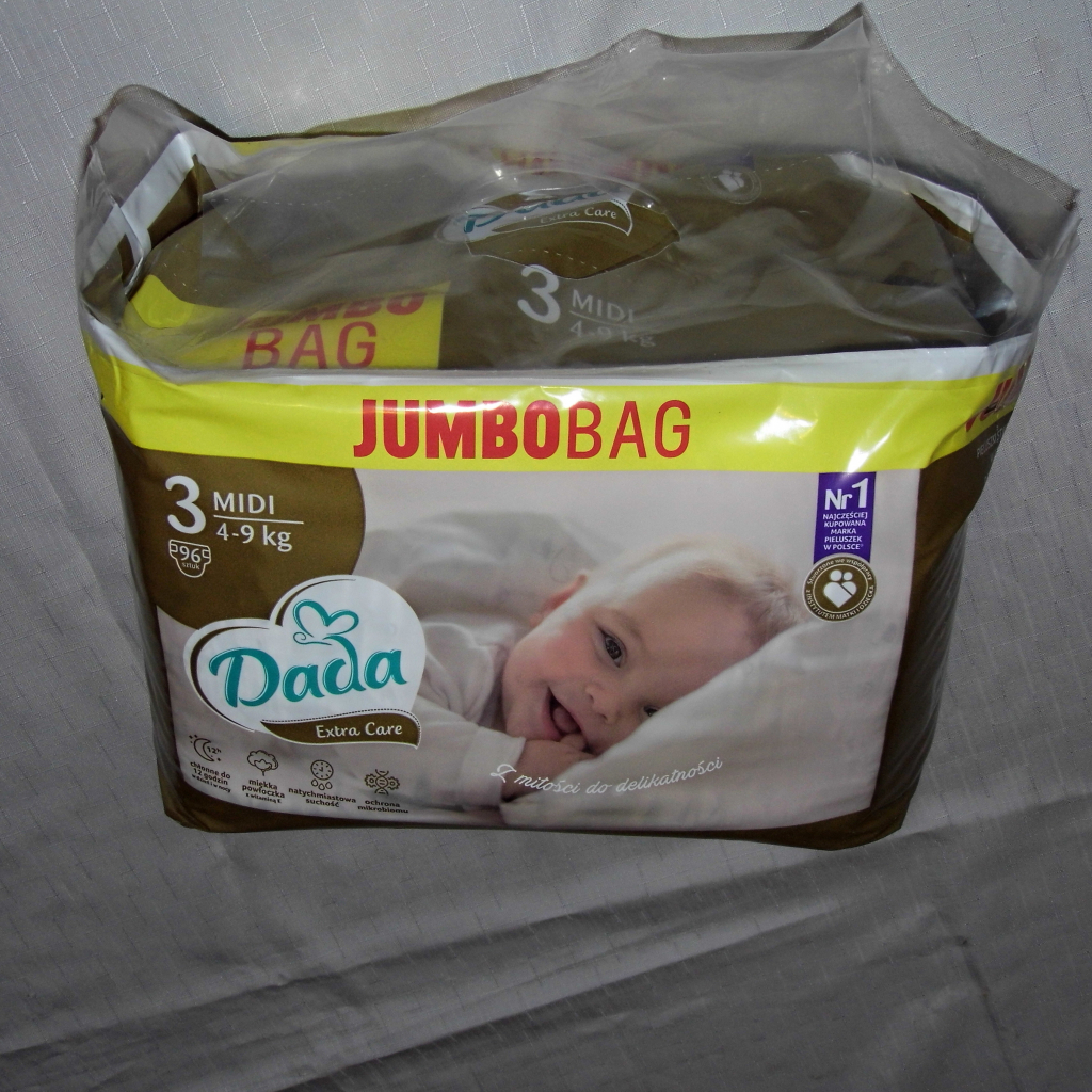 Dada Extra care bag 3 4-9 kg 96 ks od 318 Kč - Heureka.cz