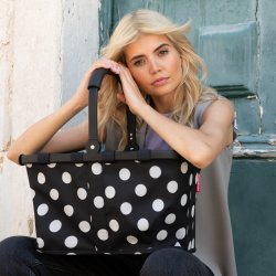 Reisenthel Carrybag Frame Dots white