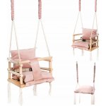 Kruzzel 18027 Interiérová houpačka 3v1 růžová – Zboží Dáma