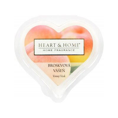 Heart & Home Vonný vosk srdce Broskvová vášeň 26 g – Zbozi.Blesk.cz