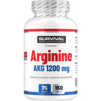Survival Arginine AKG 1200 150 kapslí – Zboží Mobilmania