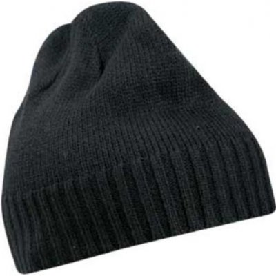 Myrtle Beach pletená čepice Rib-Beanie MB503 Černá – Hledejceny.cz