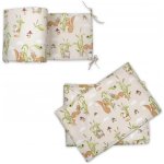 Baby Nellys 3D Mantinel s povlečením + zavinovačka Veverky béžová šedá 120 x 90 cm – Hledejceny.cz