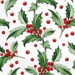 PROCOS Vánoční papírové ubrousky 33x33cm 3V větve 20ks – Zboží Dáma