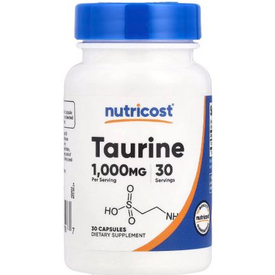 Nutricost Taurine 1000 30 kapslí – Zboží Dáma