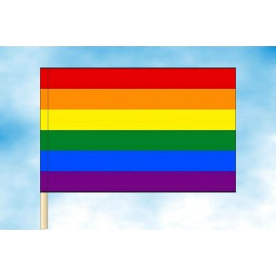 LIBEA, s.r.o. Vlajka LGBT Rozměr: 30×45 cm, Uchycení: Návlek na žerď – Hledejceny.cz