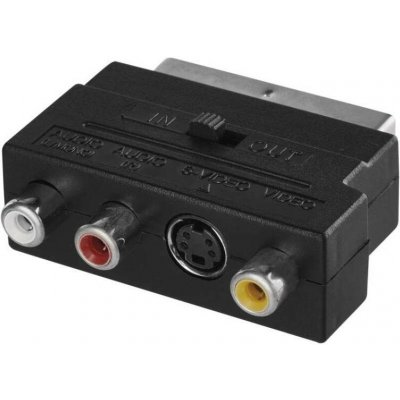 Redukce SCART na 3x CINCH + SVHS adaptér – Zboží Živě