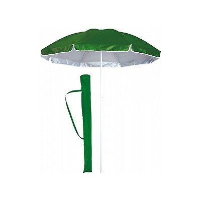 Ráj Deštníků Plážový slunečník s UV ochranou IBIZA zelený + přenosná taška