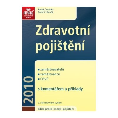 Zdravotní pojištění - Červinka Tomáš, Brožovaná vazba paperback