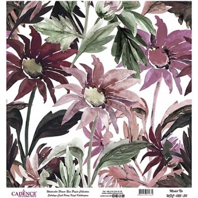 Cadence Rýžový papír v roli 30 x 30 cm Třapatky – Zboží Dáma