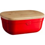 Chlebník s víkem Emile Henry granátově červený 348750 – Hledejceny.cz