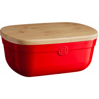 Chlebník s víkem Emile Henry granátově červený 348750 – Hledejceny.cz