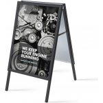 Jansen Display reklamní áčko A1 ostrý roh profil 32 mm metalová záda – Zboží Živě