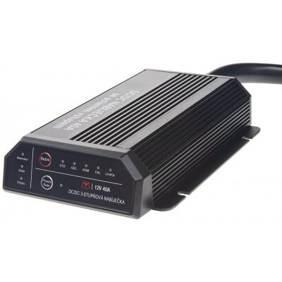 DC-DC 40A Inteligentní nabíječka pro nabíjení sekunrádní (druhé) baterie ve voze + solární vstup – Zboží Mobilmania