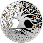 Česká mincovna Stříbrná mince Crystal Coin Strom života "Podzim" proof 1 Zo