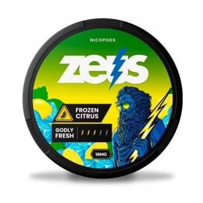 Zeus nikotinové sáčky frozen citrus 16,5 mg/g 20 ks – Zboží Dáma
