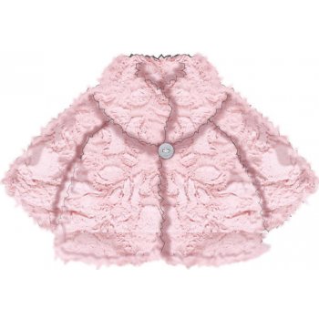Minoti kabátek zimní kojenecký chlupatý DANDELION 5 růžová